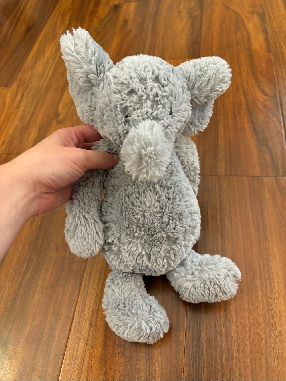 Jellycat Grey Bashful Elephant Plush